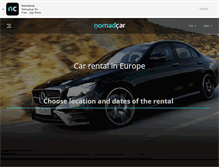 Tablet Screenshot of nomadcar.com